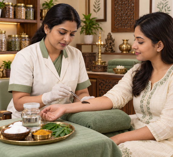 Leech Therapy Raktamokshan at Shree Sanjeevani Ayurveda