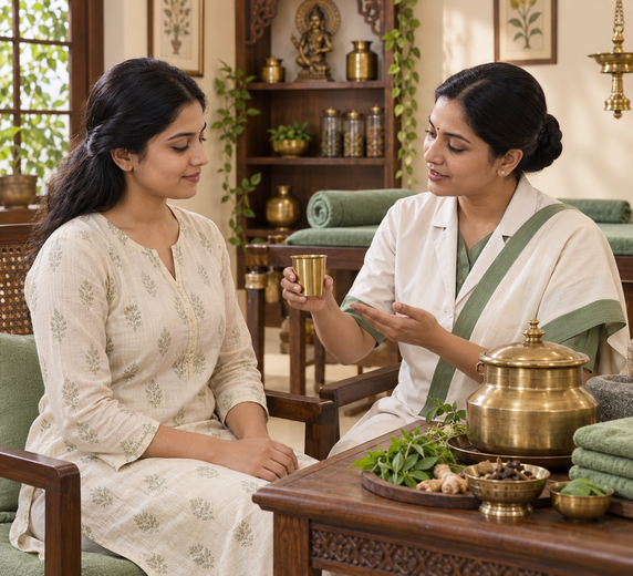 Vamana at Shree Sanjeevani Ayurveda